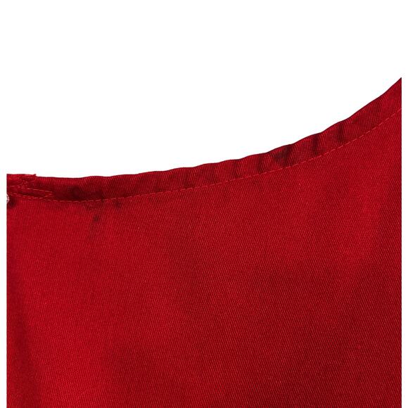 Red Kitchen Apron - Ties in Back - Multiple Uses - Picture 6 of 10